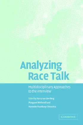 van den Berg / Wetherell / Houtkoop-Steenstra |  Analyzing Race Talk | Buch |  Sack Fachmedien