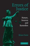 Forst / Blumstein / Farrington |  Errors of Justice | Buch |  Sack Fachmedien