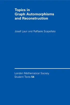 Lauri / Scapellato |  Topics in Graph Automorphisms and Reconstruction | Buch |  Sack Fachmedien