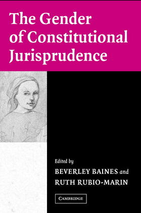 Baines / Rubio-Marin | The Gender of Constitutional Jurisprudence | Buch | 978-0-521-53027-9 | sack.de