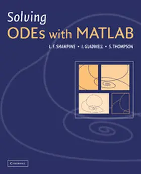 Gladwell / Shampine / Thompson |  Solving Odes with MATLAB | Buch |  Sack Fachmedien