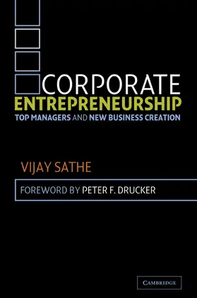 Sathe |  Corporate Entrepreneurship | Buch |  Sack Fachmedien