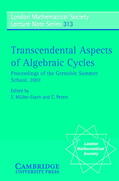 Müller-Stach / Peters |  Transcendental Aspects of Algebraic Cycles | Buch |  Sack Fachmedien