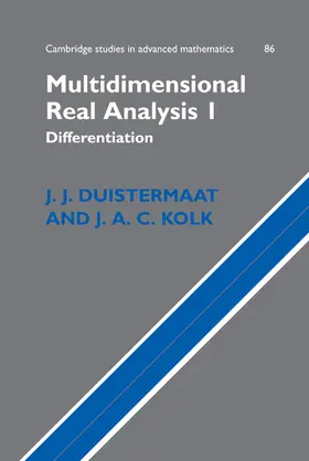 Duistermaat / Kolk |  Multidimensional Real Analysis I | Buch |  Sack Fachmedien