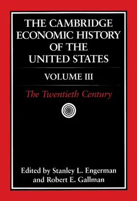 Engerman / Gallman |  The Cambridge Economic History of the United States | Buch |  Sack Fachmedien