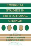 Alston / Eggertsson / North |  Empirical Studies in Institutional Change | Buch |  Sack Fachmedien