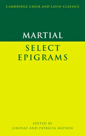 Martial / Watson |  Martial: Select Epigrams | Buch |  Sack Fachmedien