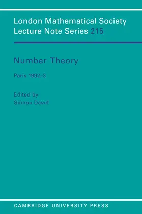 David / Cassels / Hitchin |  Number Theory | Buch |  Sack Fachmedien