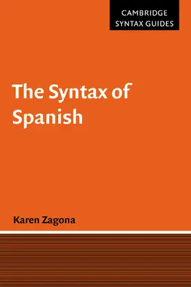 Zagona / Bresnan |  The Syntax of Spanish | Buch |  Sack Fachmedien