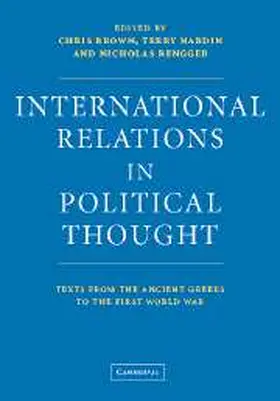Brown / Nardin / Rengger |  International Relations in Political Thought | Buch |  Sack Fachmedien