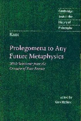 Kant / Hatfield |  Kant: Prolegomena to Any Future Metaphysics | Buch |  Sack Fachmedien