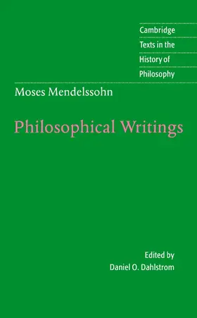 Mendelssohn / Dahlstrom / Clarke |  Moses Mendelssohn | Buch |  Sack Fachmedien