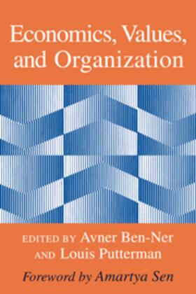 Ben-Ner / Putterman | Economics, Values, and Organization | Buch | 978-0-521-58087-8 | sack.de