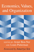 Ben-Ner / Putterman |  Economics, Values, and Organization | Buch |  Sack Fachmedien