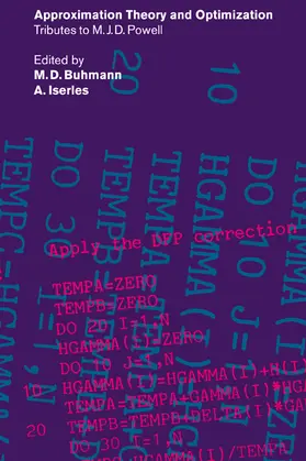 Buhmann / Iserles |  Approximation Theory and Optimization | Buch |  Sack Fachmedien