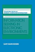 Marchionini / Long |  Information Seeking in Electronic Environments | Buch |  Sack Fachmedien
