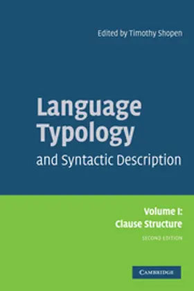 Shopen |  Language Typology and Syntactic Description | Buch |  Sack Fachmedien