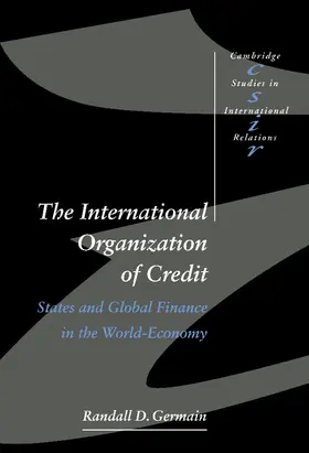 Germain |  The International Organization of Credit | Buch |  Sack Fachmedien