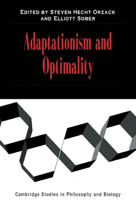 Orzack / Sober / Ruse |  Adaptationism and Optimality | Buch |  Sack Fachmedien