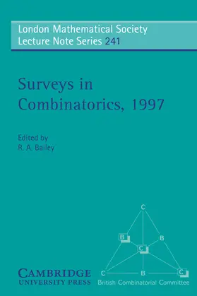 Bailey |  Surveys in Combinatorics, 1997 | Buch |  Sack Fachmedien