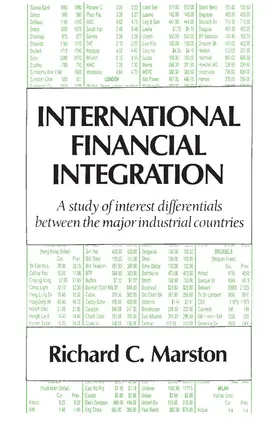 Marston |  International Financial Integration | Buch |  Sack Fachmedien