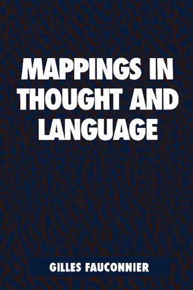 Fauconnier |  Mappings in Thought and Language | Buch |  Sack Fachmedien