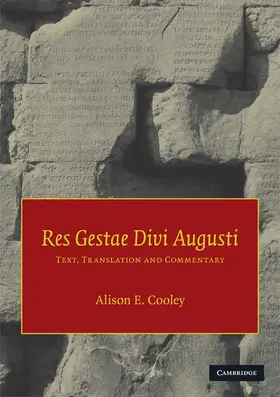 Augustus / Cooley |  Res Gestae Divi Augusti | Buch |  Sack Fachmedien