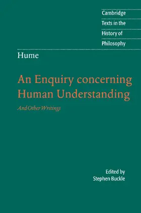 Hume / Buckle |  An Enquiry Concerning Human Understanding | Buch |  Sack Fachmedien