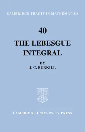 Burkill / Bollobas / Fulton |  The Lebesgue Integral | Buch |  Sack Fachmedien