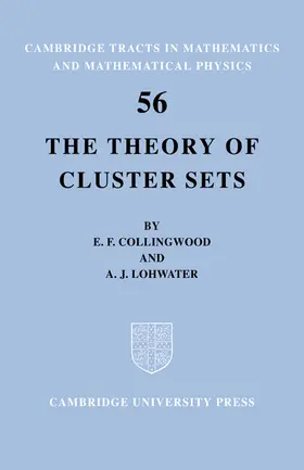 Collingwood / Lohwater |  The Theory of Cluster Sets | Buch |  Sack Fachmedien