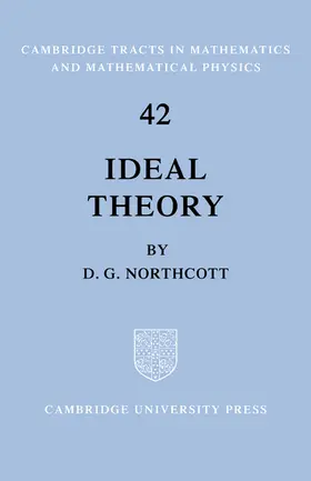 Northcott / Bollobas / Fulton |  Ideal Theory | Buch |  Sack Fachmedien