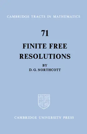Northcott / Bollobas / Fulton |  Finite Free Resolutions | Buch |  Sack Fachmedien