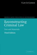 Lacey / Wells / Quick |  Reconstructing Criminal Law | Buch |  Sack Fachmedien