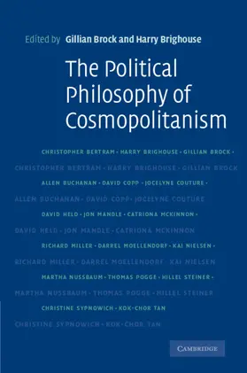 Brock / Brighouse |  The Political Philosophy of Cosmopolitanism | Buch |  Sack Fachmedien
