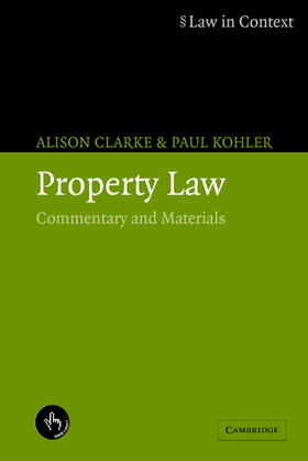 Clarke / Kohler | Property Law | Buch | 978-0-521-61489-4 | sack.de