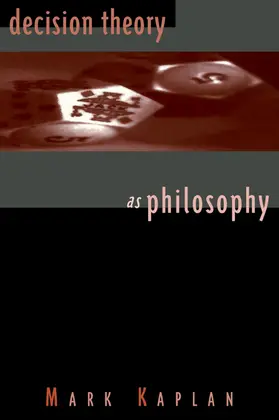 Kaplan |  Decision Theory as Philosophy | Buch |  Sack Fachmedien