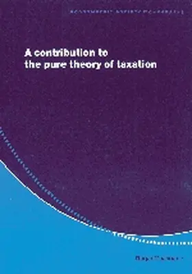 Guesnerie |  A Contribution to the Pure Theory of Taxation | Buch |  Sack Fachmedien