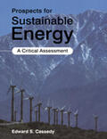Cassedy |  Prospects for Sustainable Energy | Buch |  Sack Fachmedien