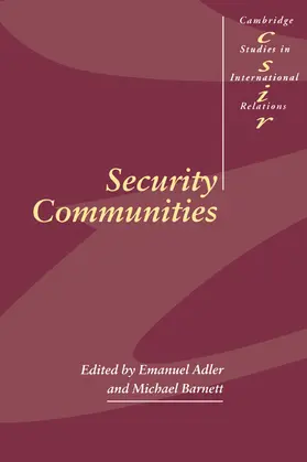 Adler / Barnett / Smith |  Security Communities | Buch |  Sack Fachmedien
