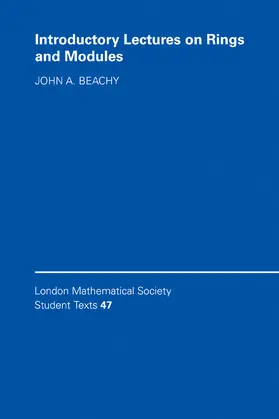 Beachy |  Introductory Lectures on Rings and Modules | Buch |  Sack Fachmedien