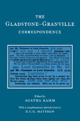 Gladstone / Granville / Ramm |  The Gladstone-Granville Correspondence | Buch |  Sack Fachmedien