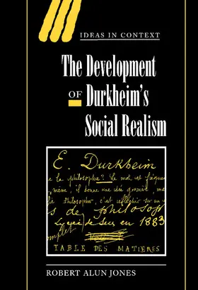 Jones |  The Development of Durkheim's Social Realism | Buch |  Sack Fachmedien
