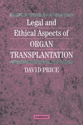Price |  Legal and Ethical Aspects of Organ Transplantation | Buch |  Sack Fachmedien