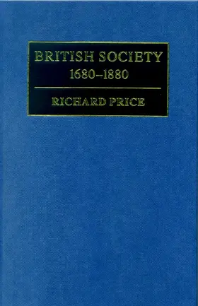 Price |  British Society 1680-1880 | Buch |  Sack Fachmedien