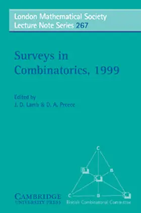 Lamb / Preece / Hitchin |  Surveys in Combinatorics, 1999 | Buch |  Sack Fachmedien