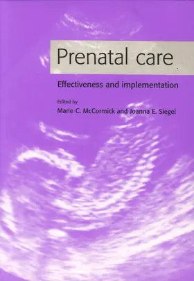 McCormick / Siegel |  Prenatal Care | Buch |  Sack Fachmedien