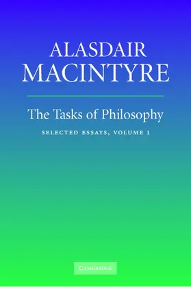 MacIntyre |  The Tasks of Philosophy, Volume 1 | Buch |  Sack Fachmedien