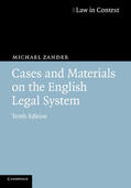 Zander |  Cases and Materials on the English Legal System | Buch |  Sack Fachmedien