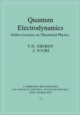 Gribov / Nyiri |  Quantum Electrodynamics | Buch |  Sack Fachmedien