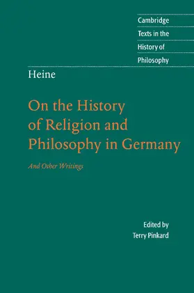 Pinkard |  On the History of Religion and Philosophy in Germany | Buch |  Sack Fachmedien